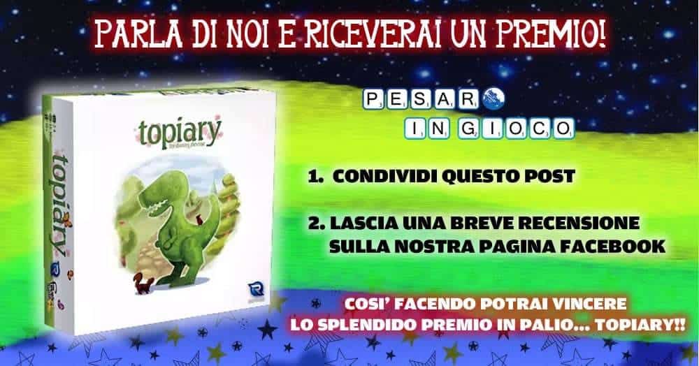 Parla di noi e riceverai un premio!