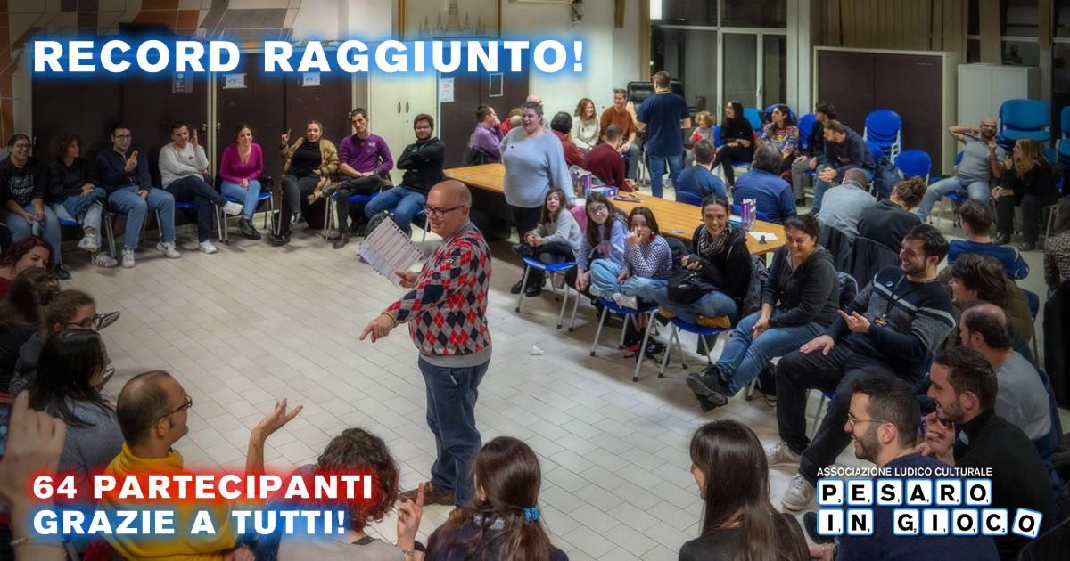 64 Giocatori di Lupus! Record Mondiale!